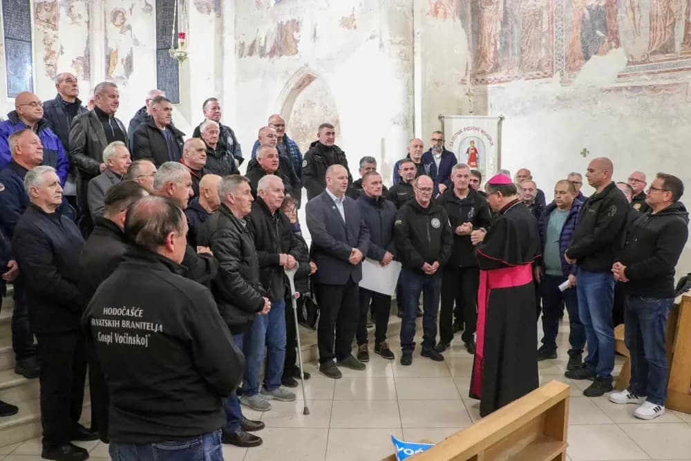 TRADICIONALNI SUSRET: Biskup Ivo primio predstavnike braniteljskih udruga