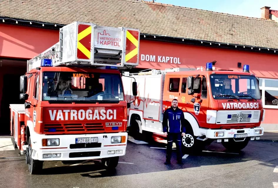 Život pod rotacijom: Filip Došen iz Kaptola dokazuje da vatrogasni poziv ne poznaje dosadu