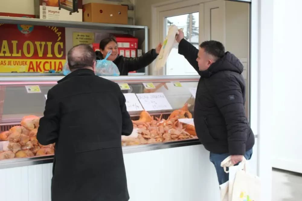 Blagdanski znak pažnje za zakupce požeške tržnice