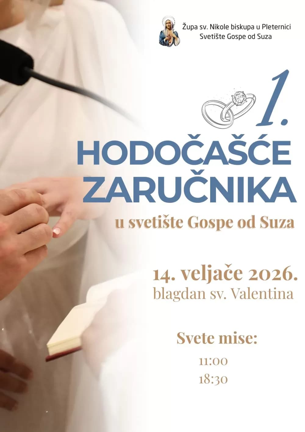 Dođite i molite za svoj brak: Hodočašće na sv. Valentina u Pleternici