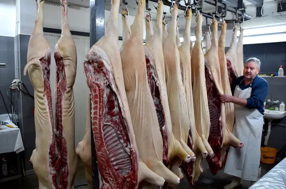 Tradicija koja miriše na Uskrs: Na imanju obitelji Hruška priprema se više od 500 domaćih šunki