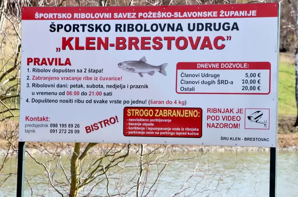 ŽIVAHNO NA RIBNJAKU U STAROM BRESTOVCU: Proljetno buđenje uz udice i pripreme za jubilarnu Fišijadu
