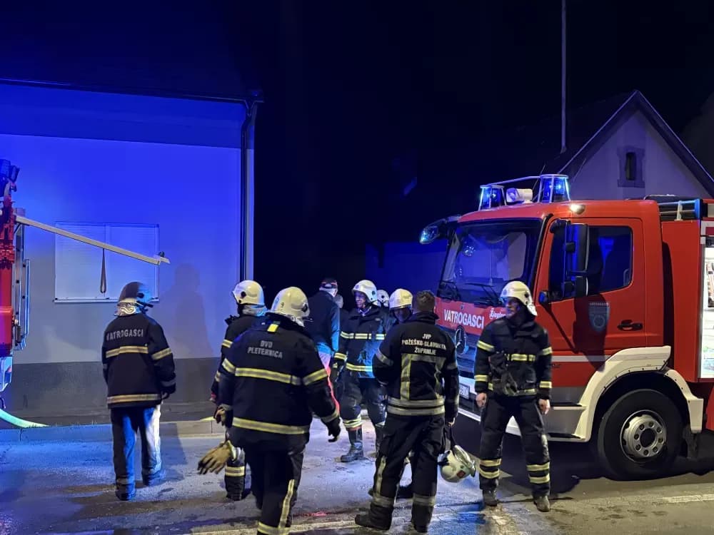 Požar na obiteljskoj kući u Pleternici