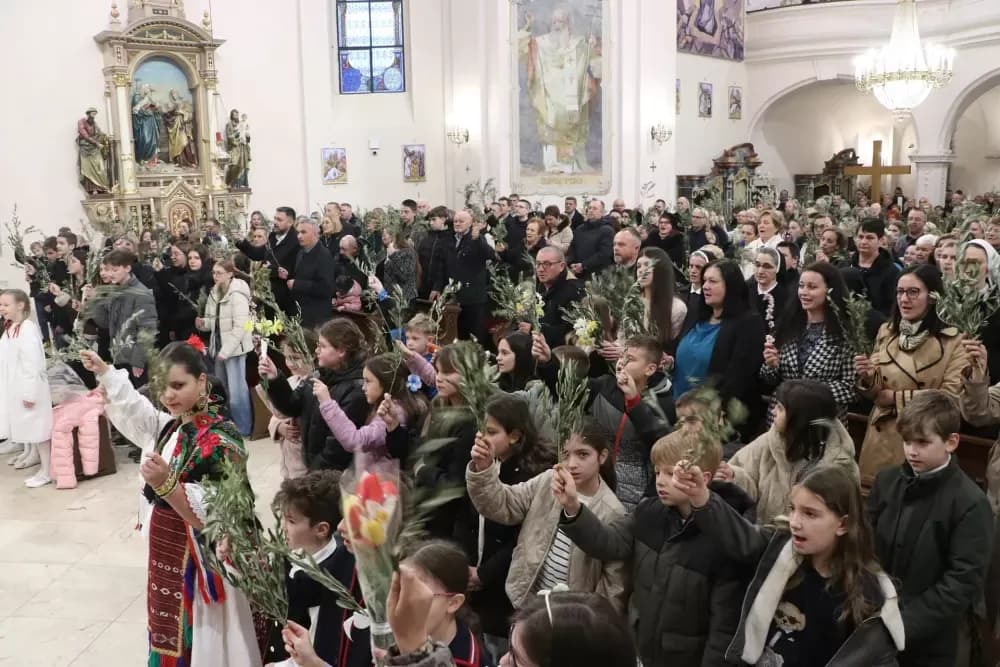 Cvjetnica u Požegi uz snažnu poruku o vjeri i nasljedovanju Krista