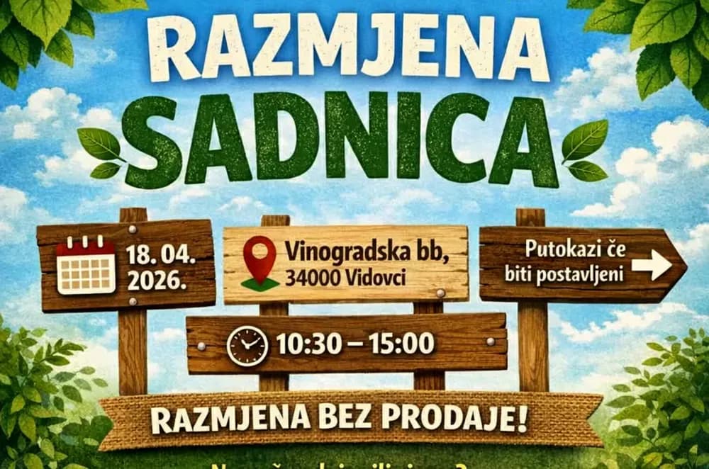 Praznik za vrtlare iznad Požege: Razmjena sjemena i presadnica koja čuva tradiciju