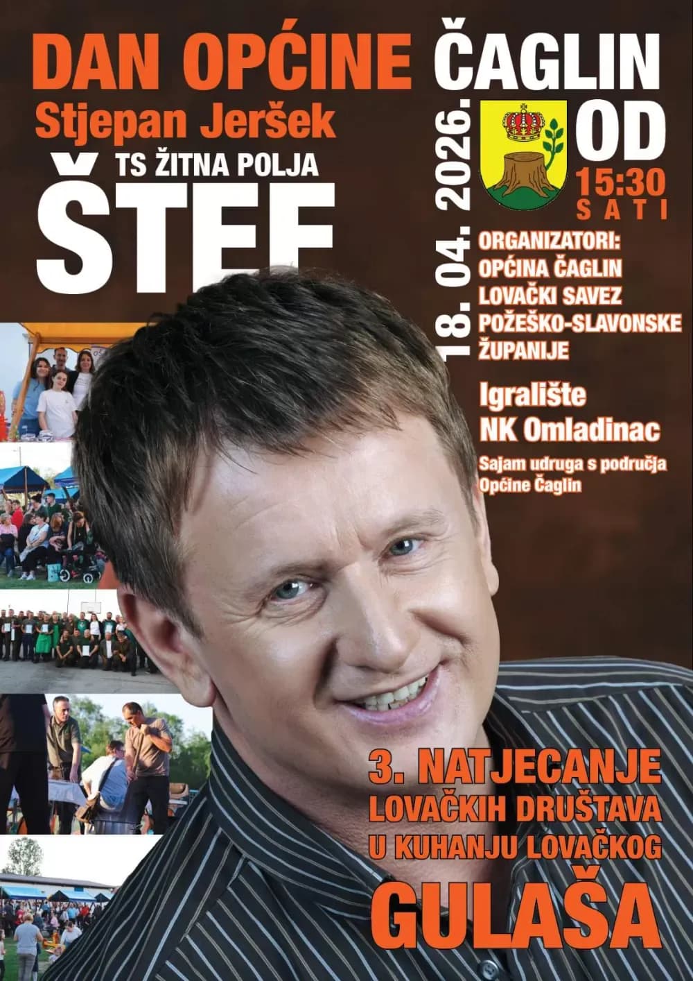 Čaglin slavi svoj dan uz bogat program: Sajam udruga, lovački gulaši i večernji koncert