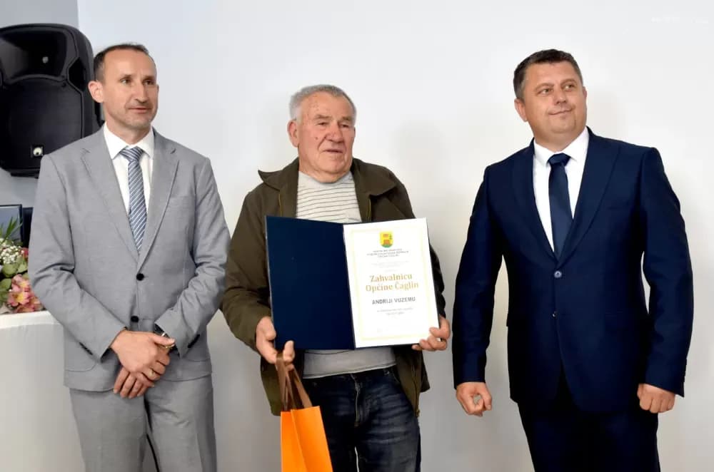 Nagrade Općine Čaglin primili Goran Blagojević, lovci Ruševa i Dom za stare Ljeskovica, a zahvalnicu Andrija Vuzem