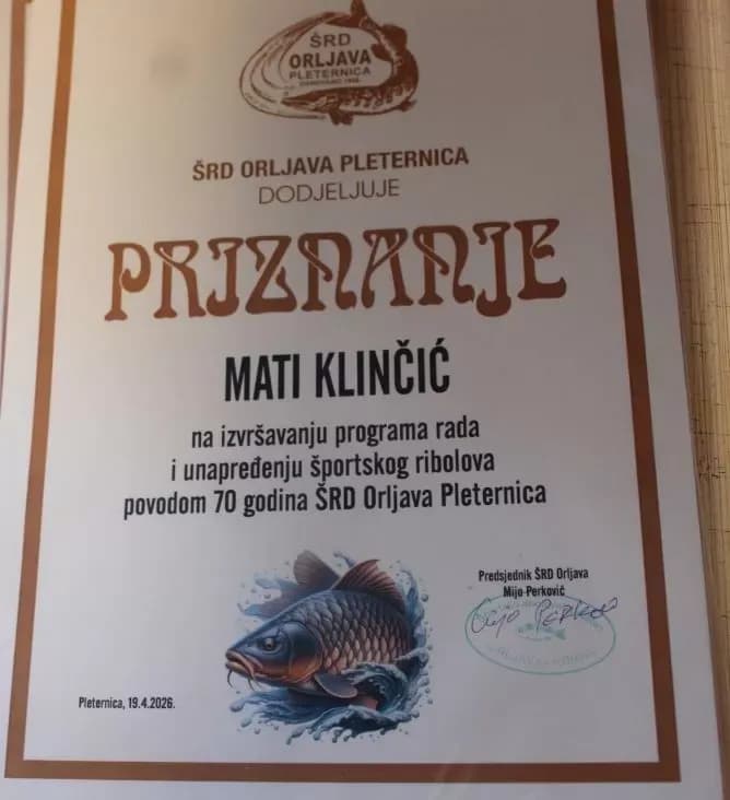 Pleternički ribolovci proslavili 70 godina rada i ljubavi prema prirodi