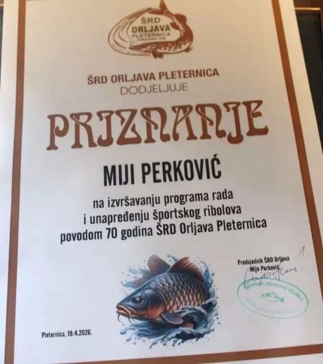 Pleternički ribolovci proslavili 70 godina rada i ljubavi prema prirodi