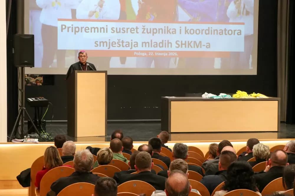Susret župnika i koordinatora smještaja u pripravi za SHKM u Požegi