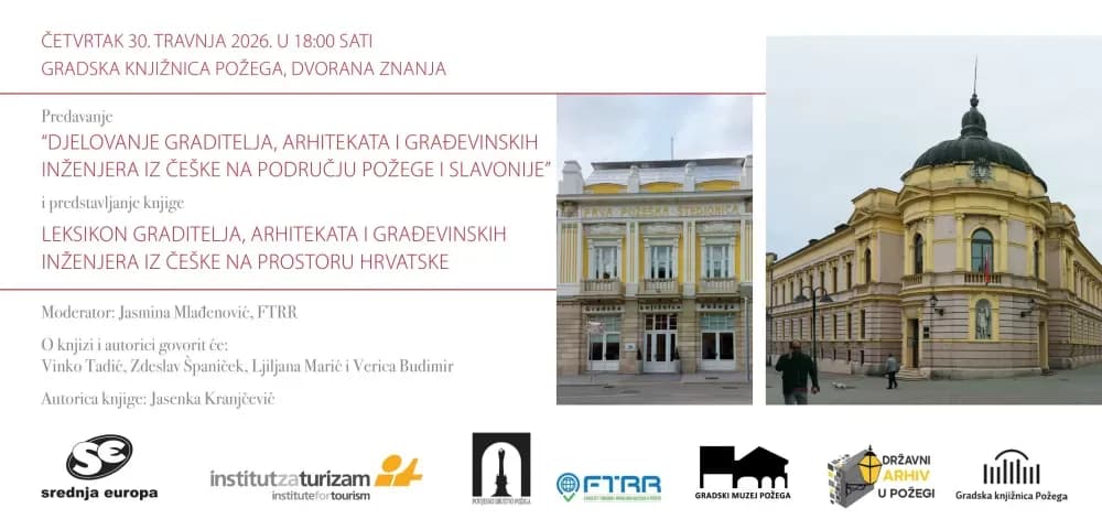 Povijesno društvo Požega poziva na predavanje i predstavljanje knjige