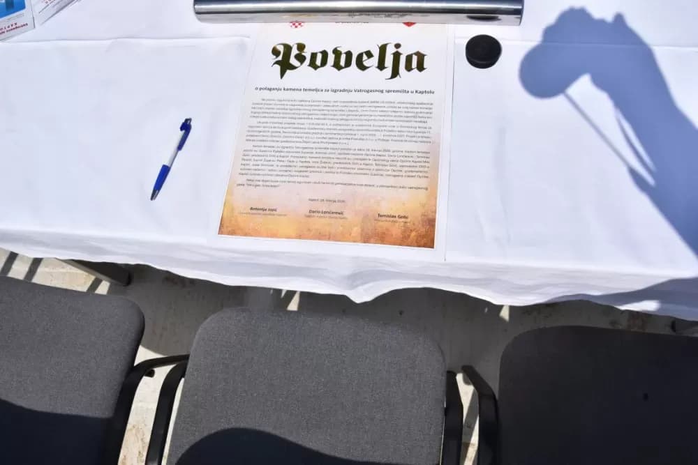 Lončarević nastavio gdje je Pavičić stao: Počela gradnja vatrogasnog spremišta
