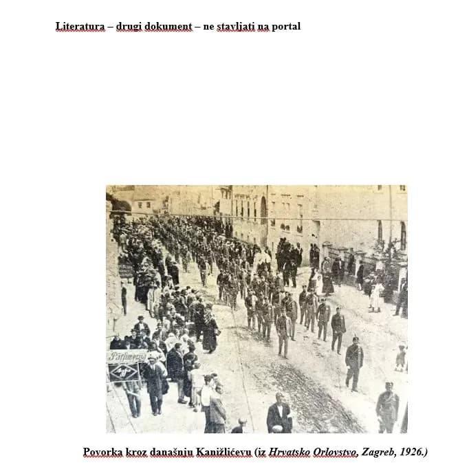 SLET HRVATSKOG ORLA U POŽEGI 1926. GODINE