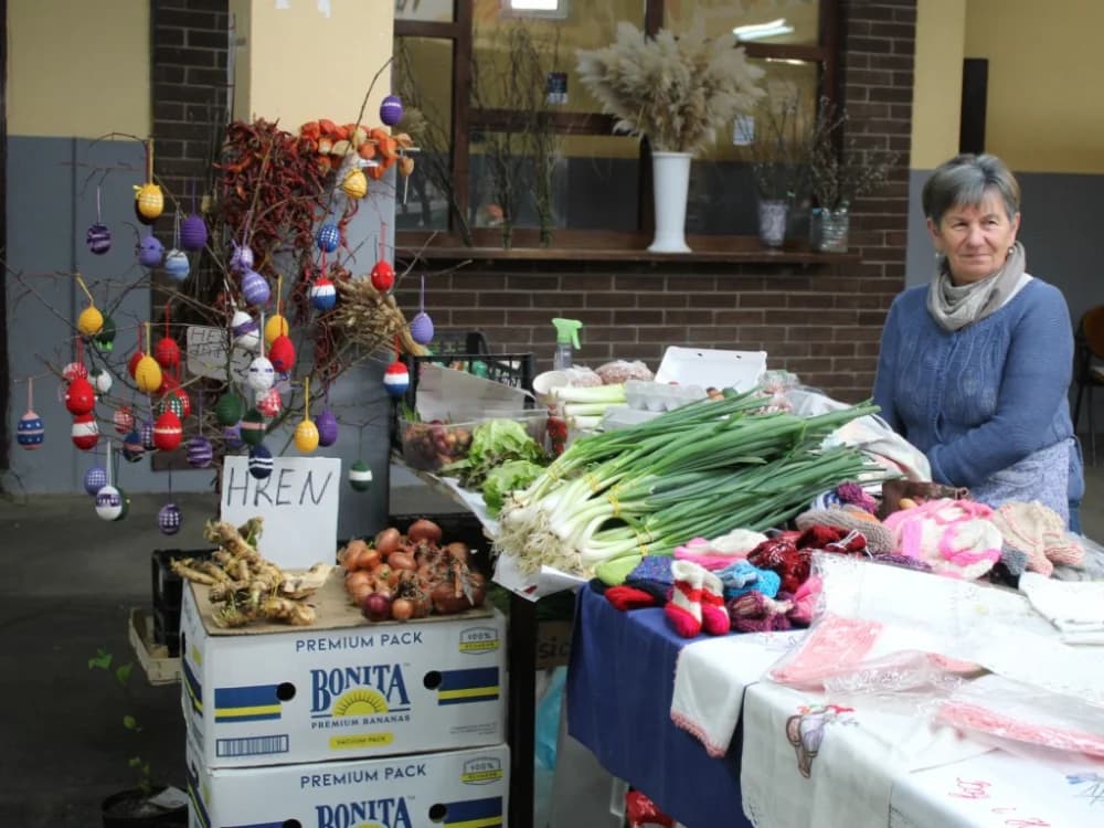 Uskrsna ponuda na požeškoj tržnici
