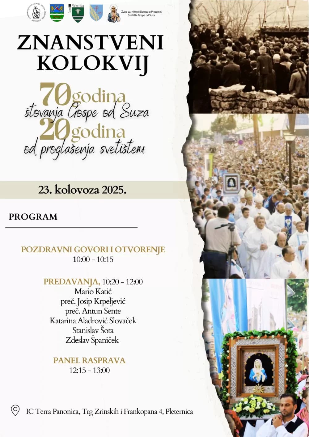 USUSRET DEVETNICAMA: Dvostruki jubilej pleterničkog svetišta - „70 godina štovanja Gospe od Suza i 20 godina od proglašenja svetištem“